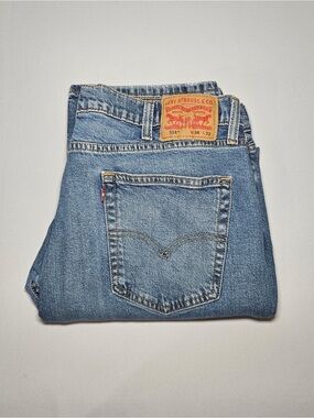 Levi’s 514 Men’s Blue Denim Jeans W38 L32 Straight Leg